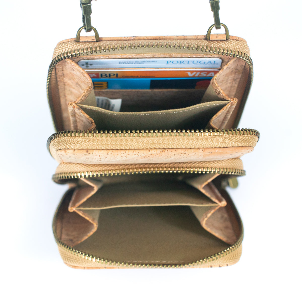 Cork Crossbody Wallet & Mobile Phone Bag BAG-045