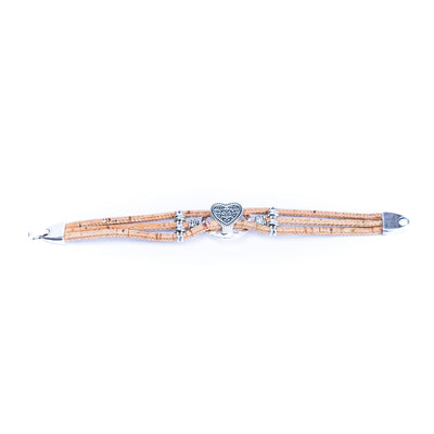 3MM round Colored cork thread Handmade Bracelet BR-417-MIX-5