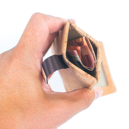 Cork Wallet Minimalist with Money Clip RFID Blocking Bifold  BAG-2276