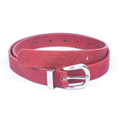 Double-Sided Cork Women's Belt L-1006