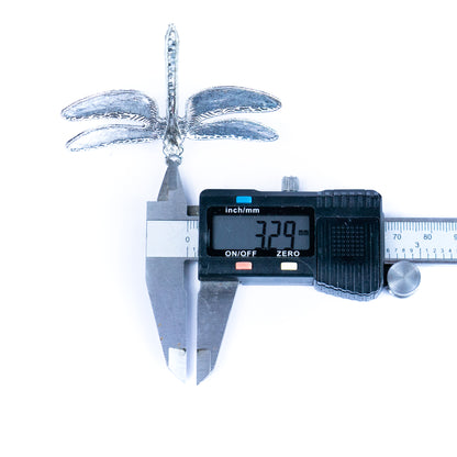 5pcs antique silver dragonfly tag jewelry finding suppliers D-3-544