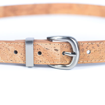 Double-Sided Cork Women's Belt L-1006