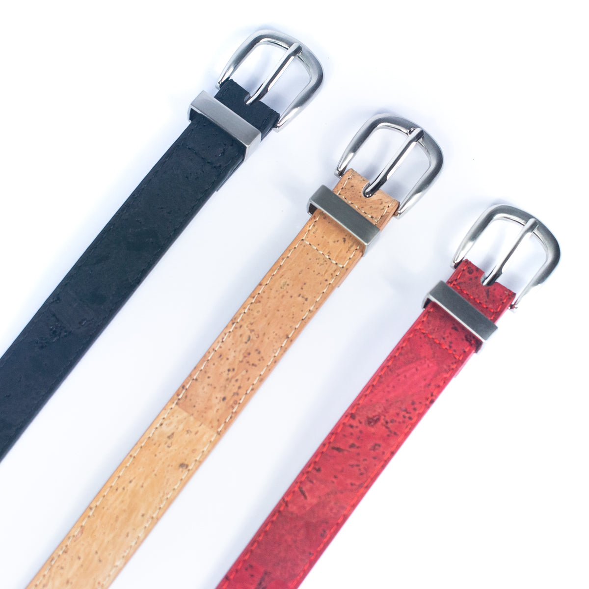 Double-Sided Cork Women's Belt L-1006