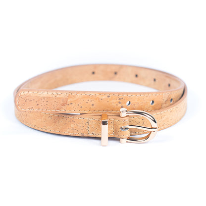 Double-Sided Cork Belt with Stylish Women's belt L-1005