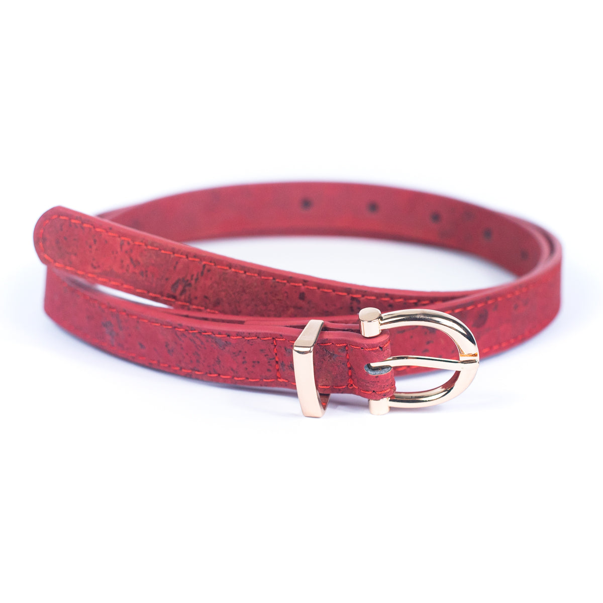 Double-Sided Cork Belt with Stylish Women's belt L-1005