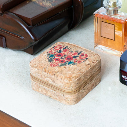 Cork Jewelry Storage Box 10Pcs