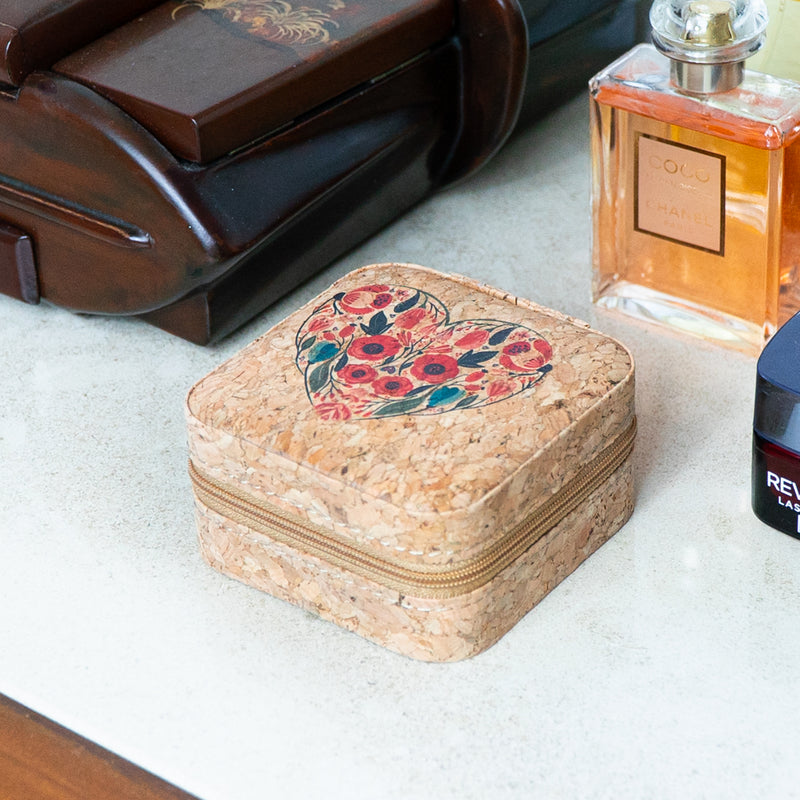 Cork Jewelry Storage Box 10Pcs