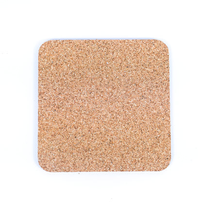 6pcs | Cork Coasters Cork-Backed Coasters L-071