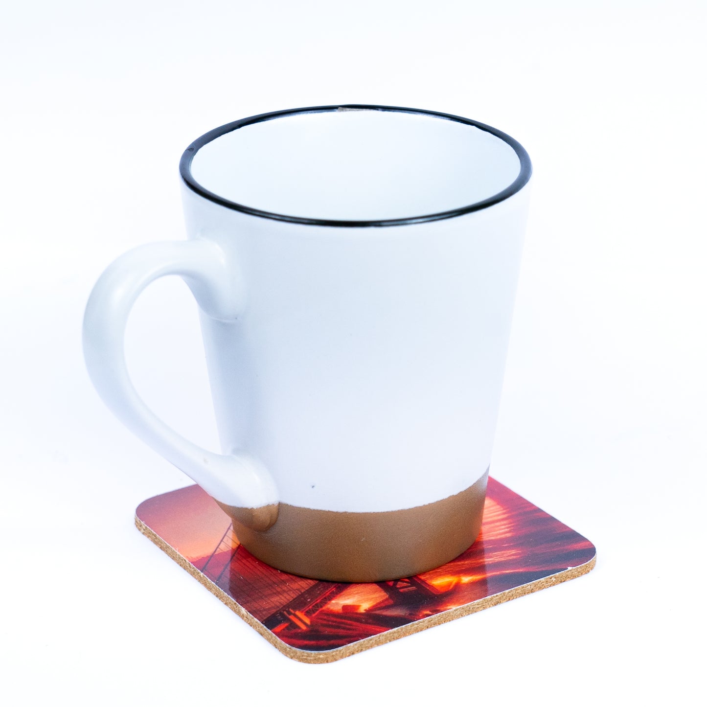 6pcs | Cork Coasters Cork-Backed Coasters L-071