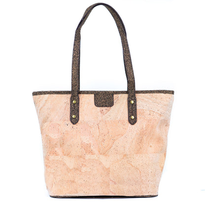 Natural Cork Women's Tote Bag - Spacious, Minimalist, and Sustainable BAG-2313