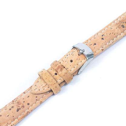 14MM/16MM/18MM/20MM Double-sided cork fabric to make natural watch strap Cork Watch strap E-001