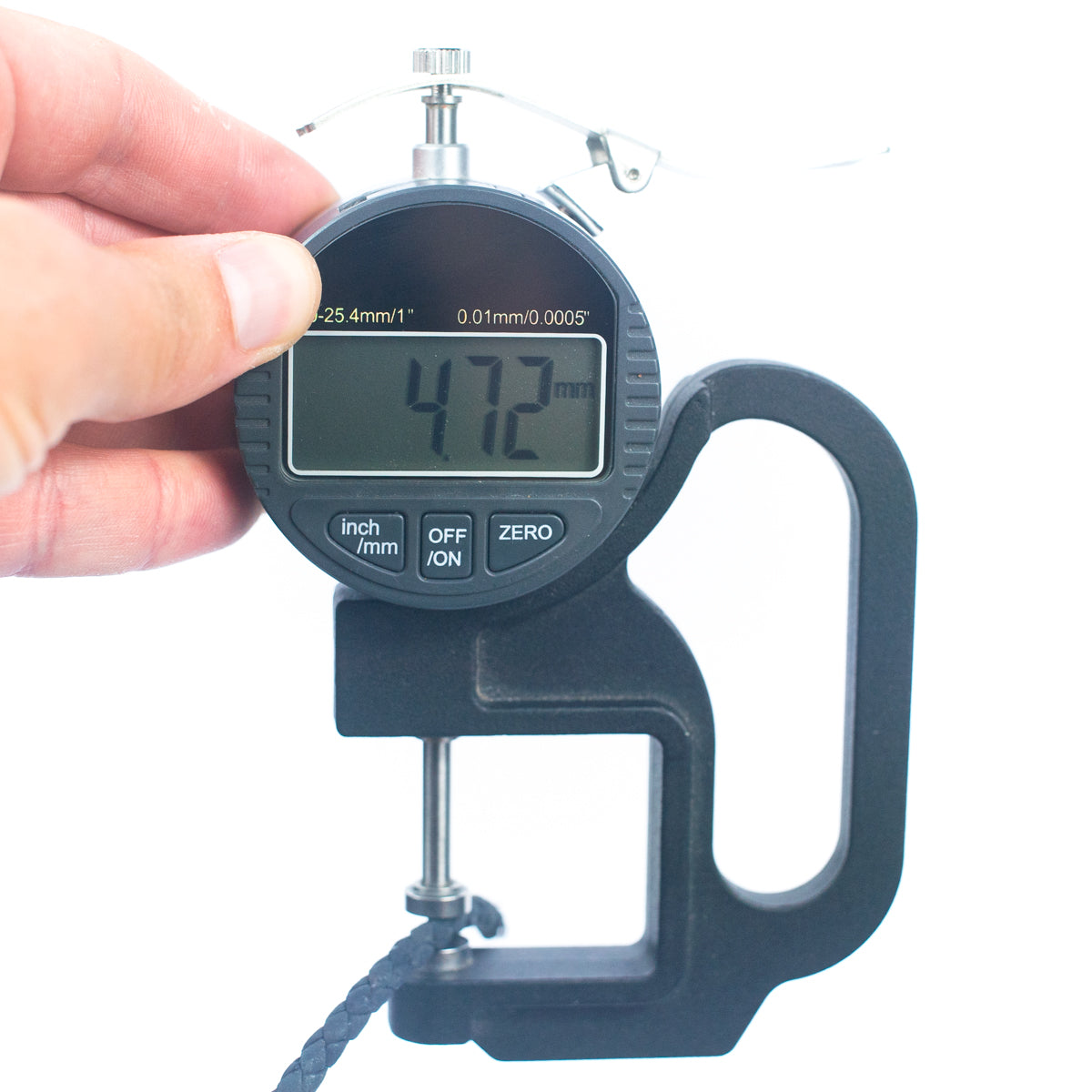 about 5mm Black/Blue Braided Cork Jewelry Crafting Cord COR-327 (10Meters)