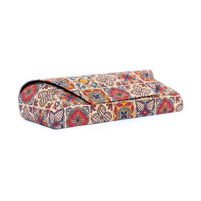 Printed Cork Magnetic Eyeglass Case L-585-12（12units）