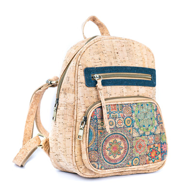 Printed Cork Women's Backpack BAGD-574