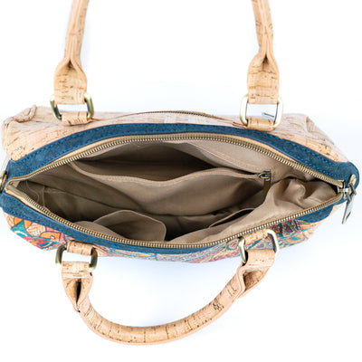 Printed Cork Ladies' Bucket Bag BAGD-573