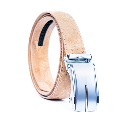 The Classic Gentleman’s Natural Cork No-Hole Belt L-878-A