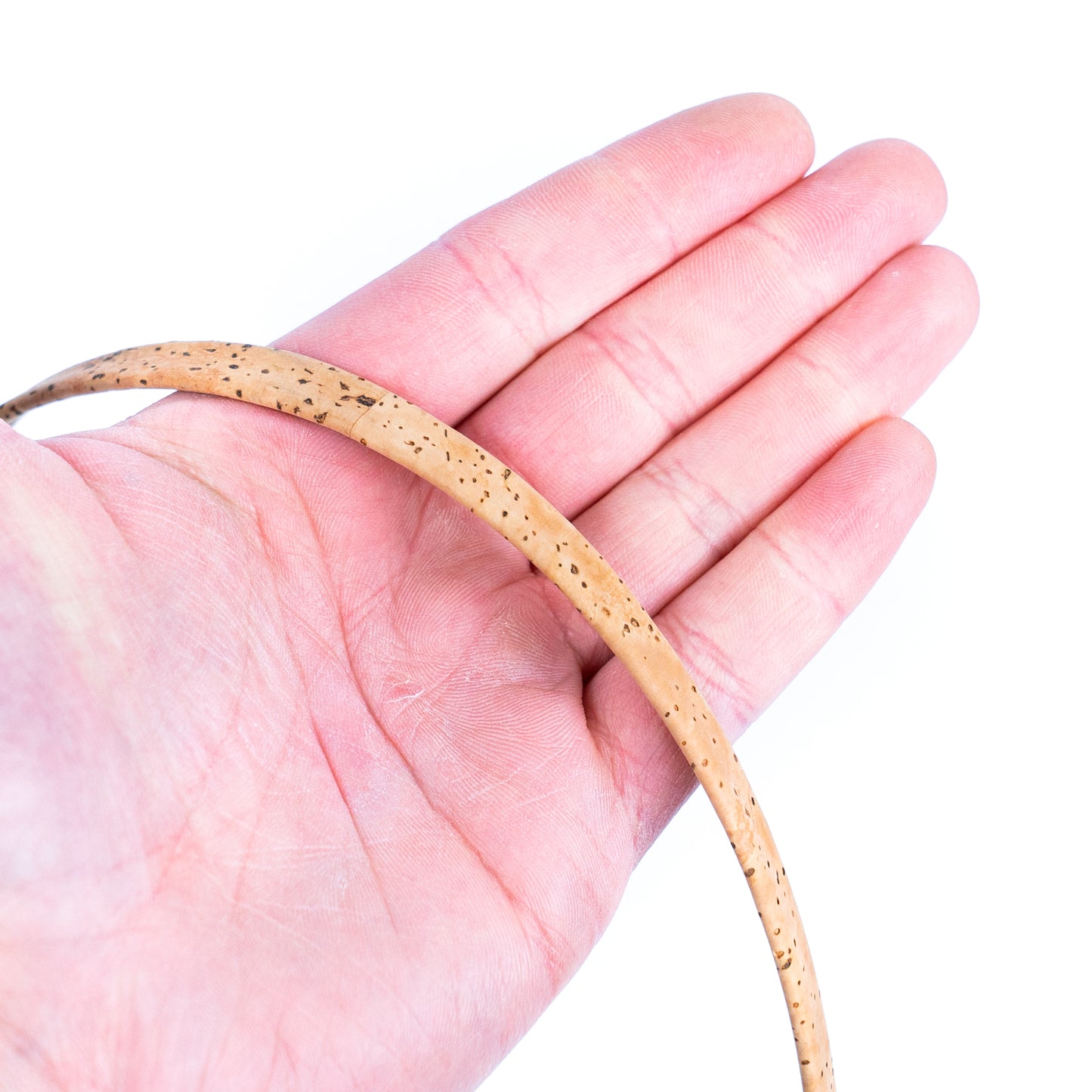 Natural 10mm flat cork cord Cor-613(10meters)