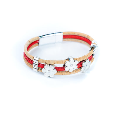 Cork jewelry cork bracelet for women BR-435-MIX-5