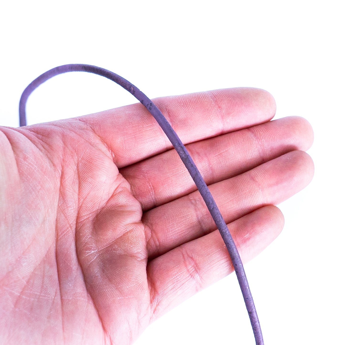 Purple cork 3mm round Cork Cord -COR-110