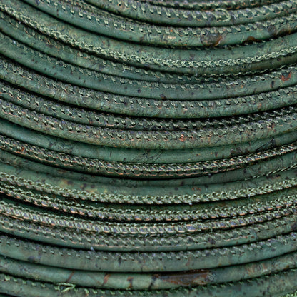 Green cork 3mm round Cork Cord -COR-114