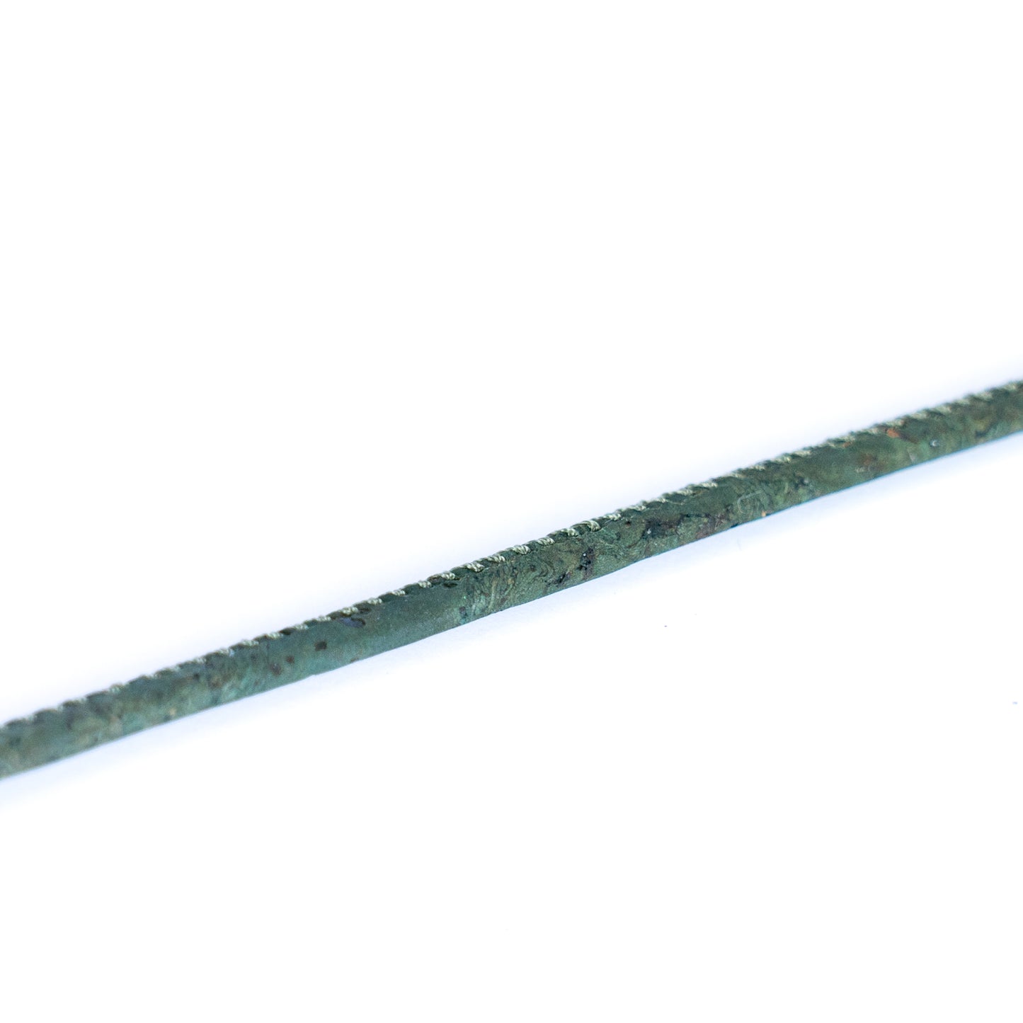 Green cork 3mm round Cork Cord -COR-114