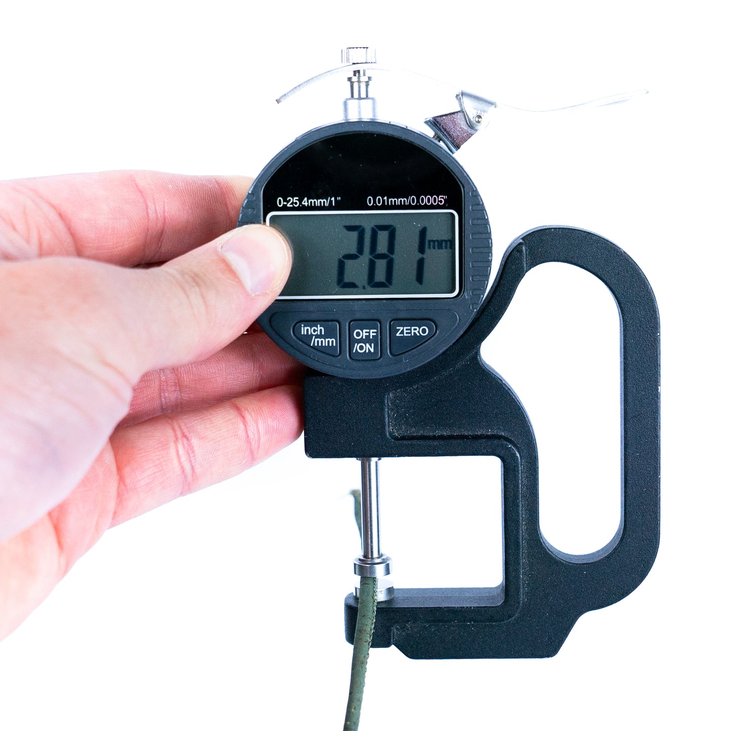 Green cork 3mm round Cork Cord -COR-114