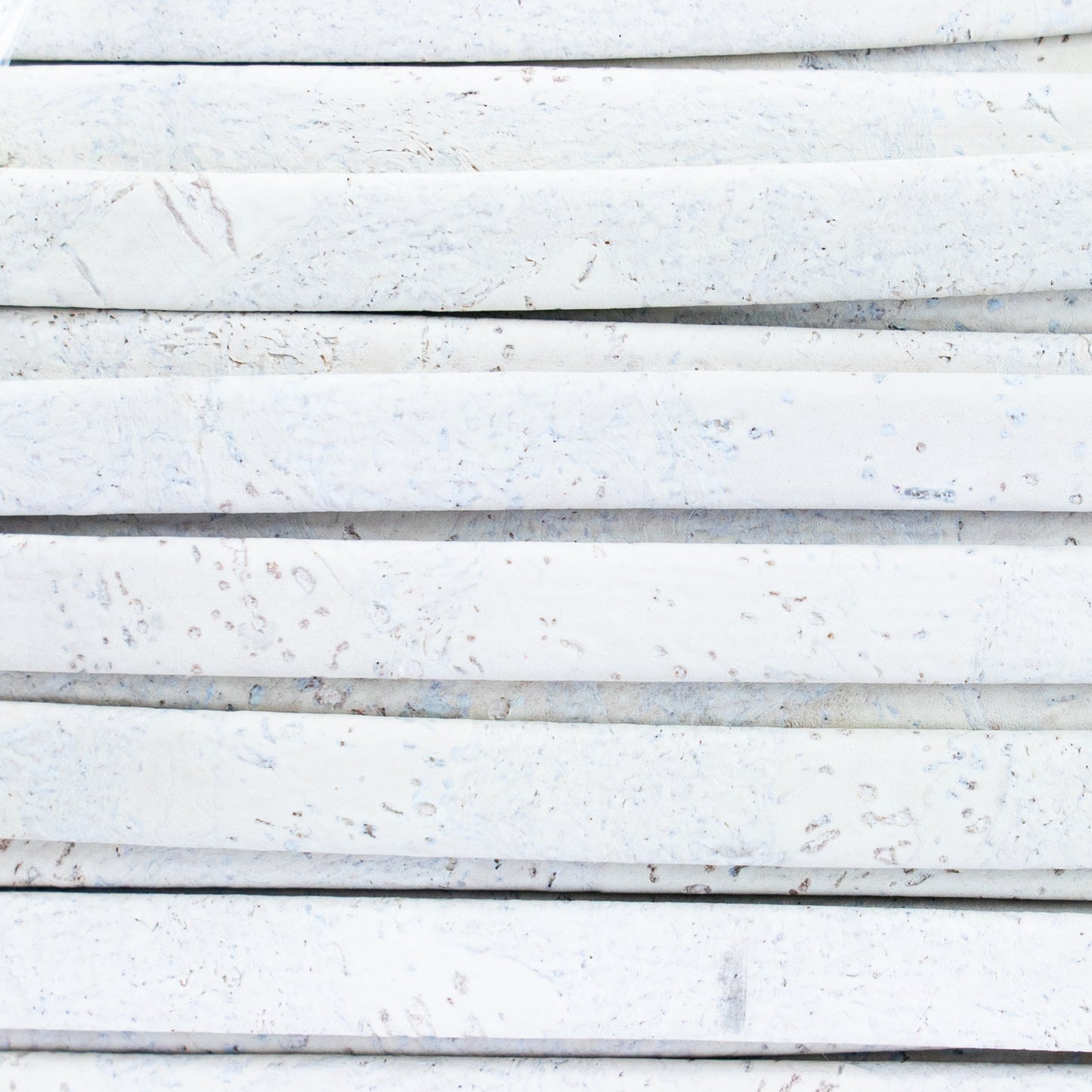 10mm falt white cork cord COR-391A(10Meters)