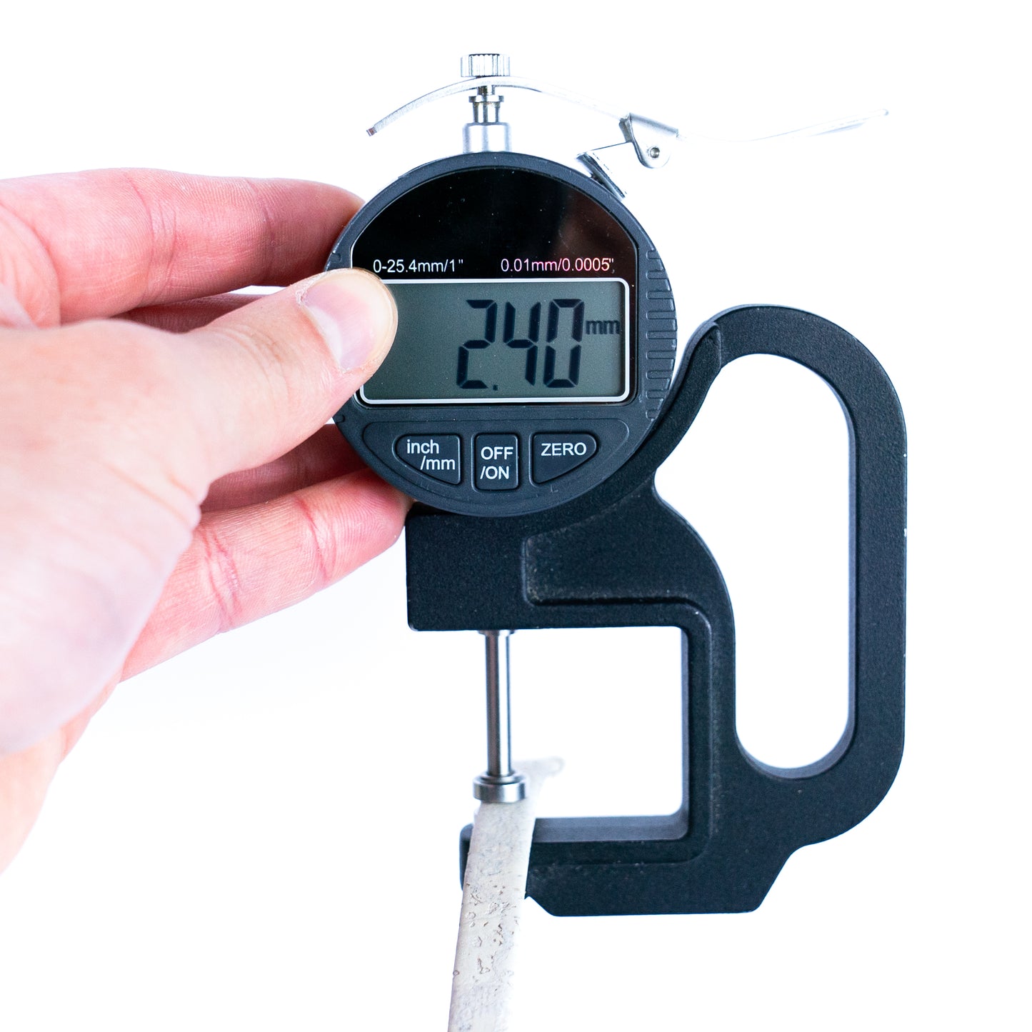 10mm falt white cork cord COR-391A(10Meters)