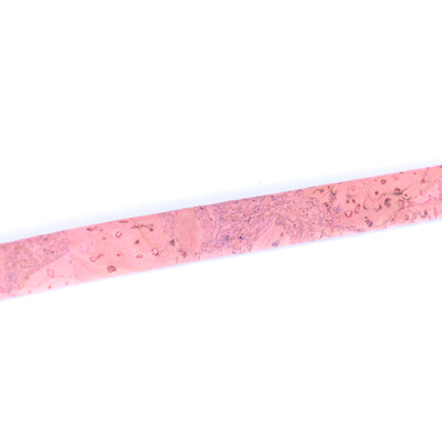 10mm falt pink cork cord COR-583B(10Meters)