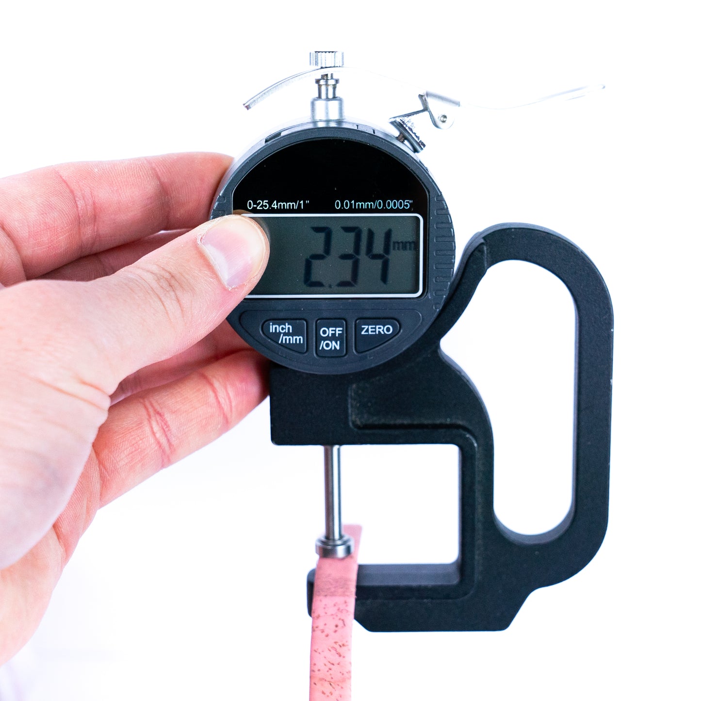 10mm falt pink cork cord COR-583B(10Meters)