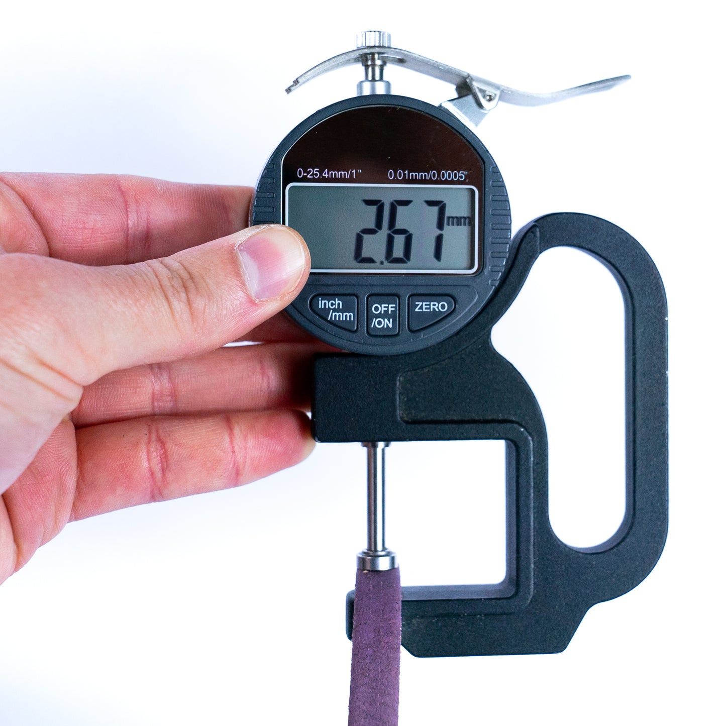 10mm falt purple cork cord COR-609B(10Meters)