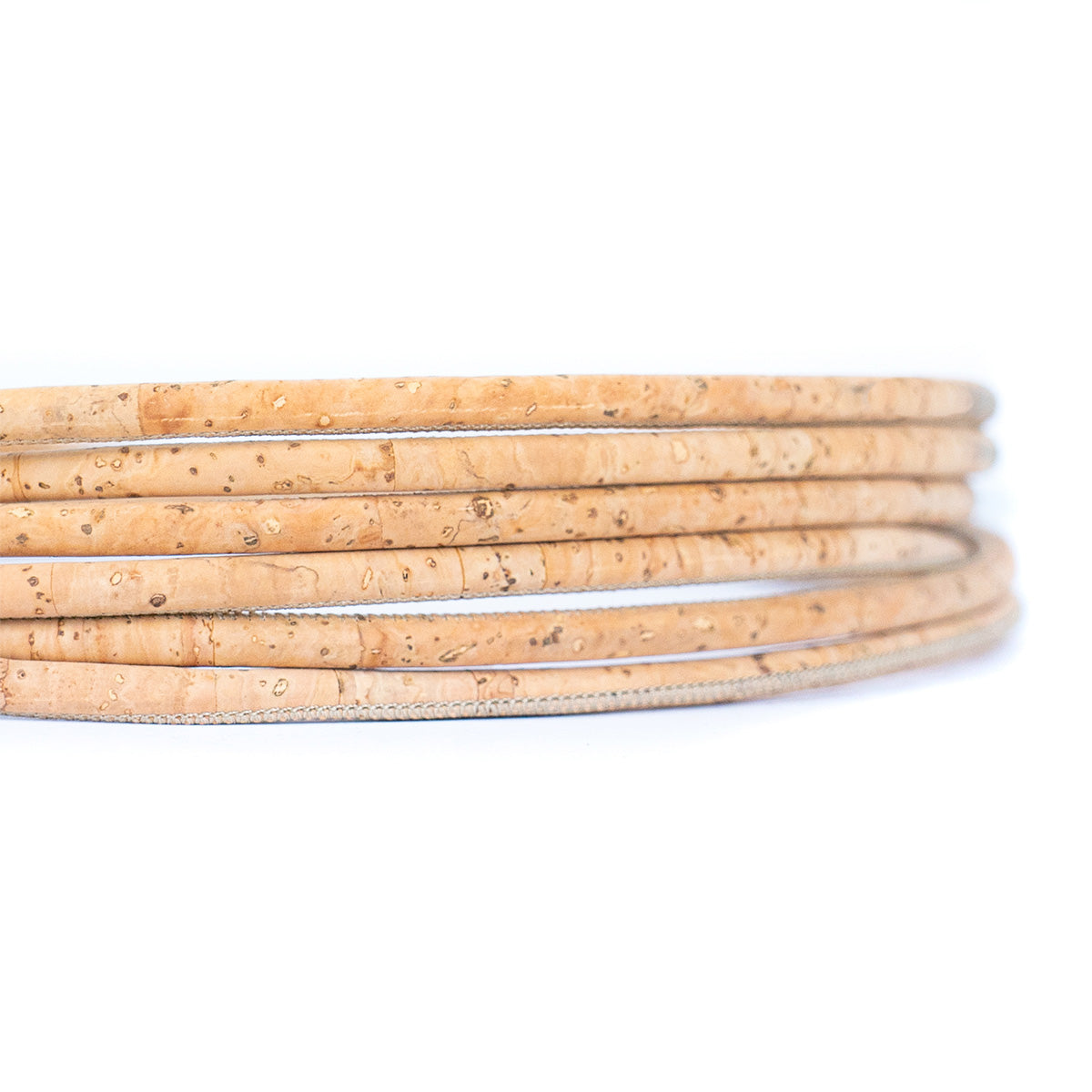 5mm Natural  Round Cork Cord COR-529(10 meters)