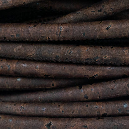 about 5mm Brown Round  Cork Cord COR-403-B(10 meters)