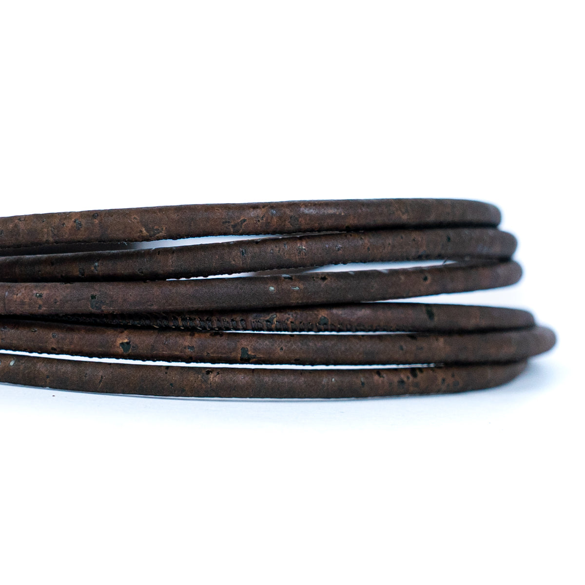 about 5mm Brown Round  Cork Cord COR-403-B(10 meters)