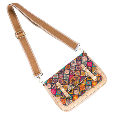 Printed Cork Women’s Crossbody Bag BAGD-235