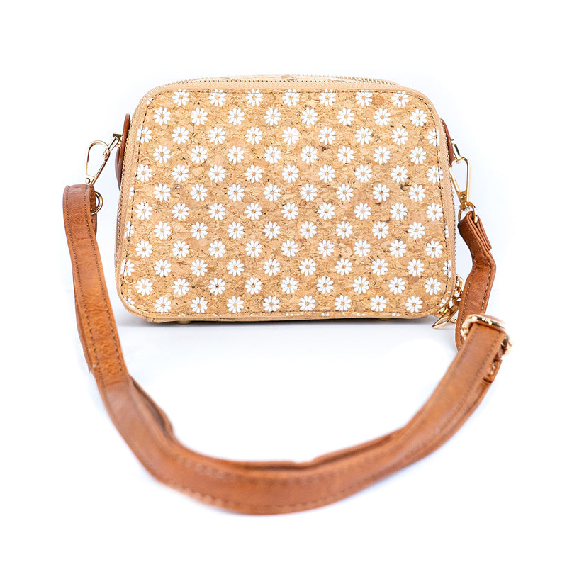 Printed Cork Women’s Crossbody Bag with Adjustable Strap BAGD-237