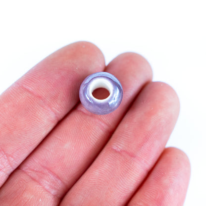 10 pcs Colorful ceramic beads in 10 different colors for 5mm wire  D-5-5-267