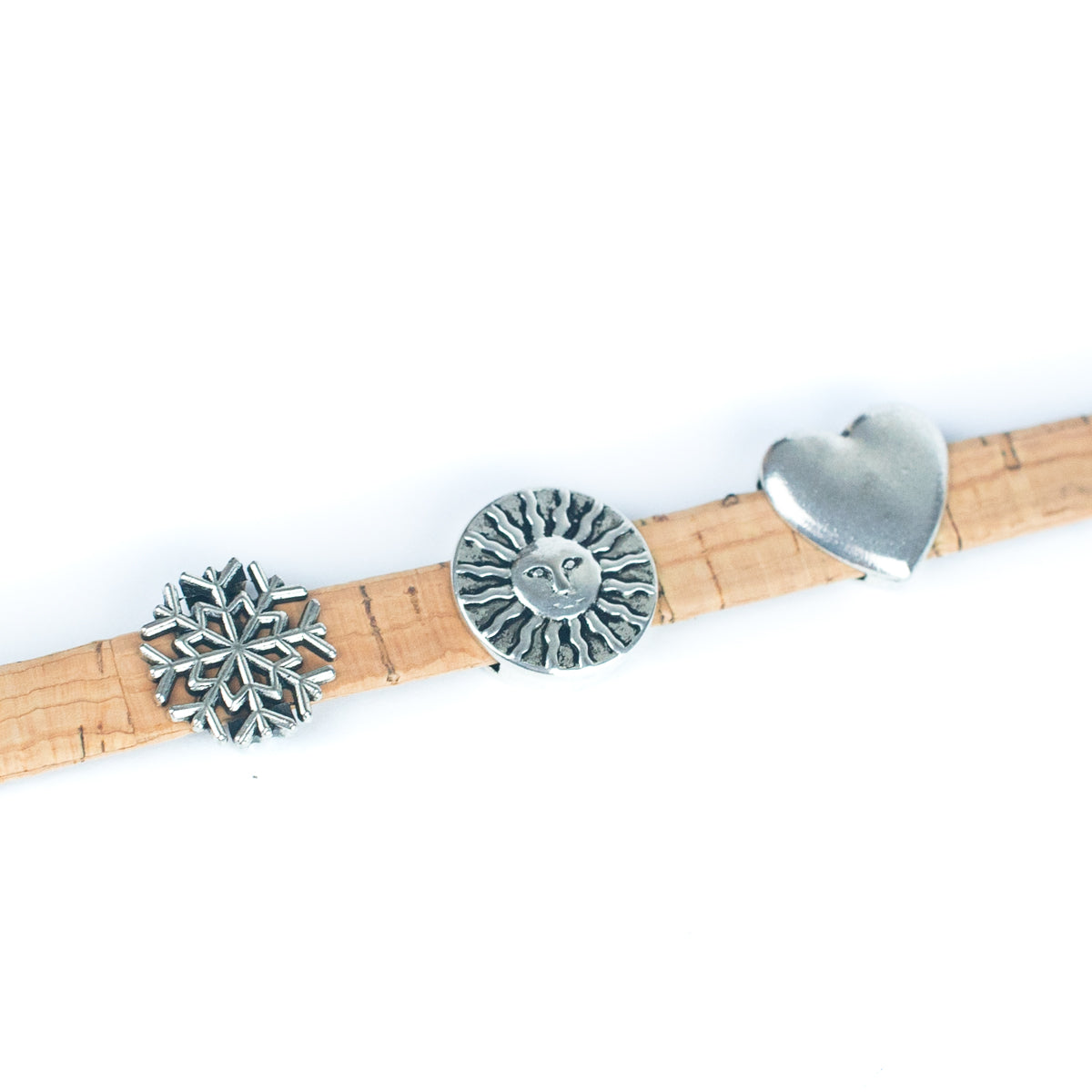 Natural Rutic 10mm flat cork cord Cor-487(10meters)