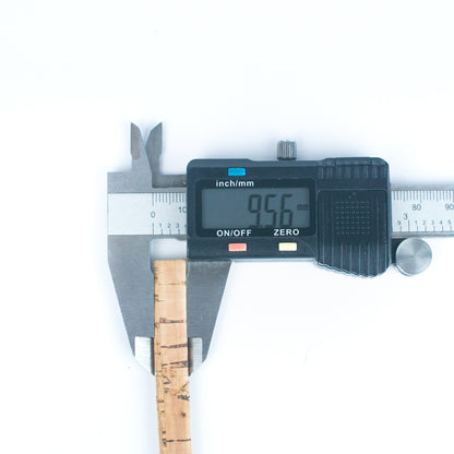 Natural Rutic 10mm flat cork cord Cor-487(10meters)