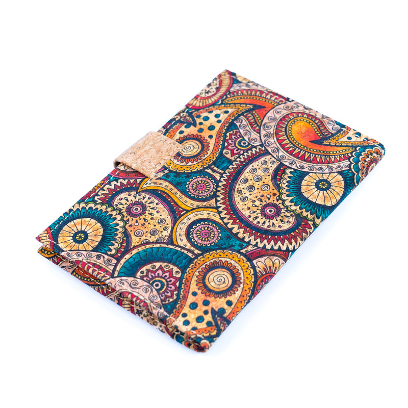 6units Vibrant Mandala Cork Passport Holder – Travel in Style BAGD-538-6