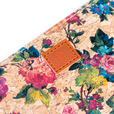 Elegant Cork Printed Single-Zip Wallet for Women BAGD-243-MIX-12（12units）