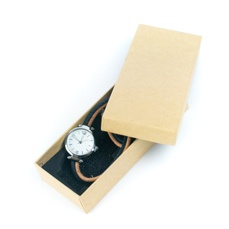 Stylish Casual Watch with Natural Cork Watch Strap WA-427