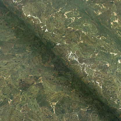 Gold Marble Cork Fabric - Sample