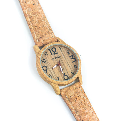Natural Cork watch unisex fashion Watch WA-366（without box）