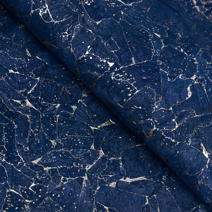 Gold Marble Cork Fabric - Sample