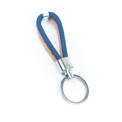 cork with pendant Simple style handmade  keychin  I-066-MIX-10