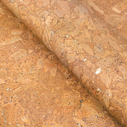 Gold Marble Cork Fabric - Sample