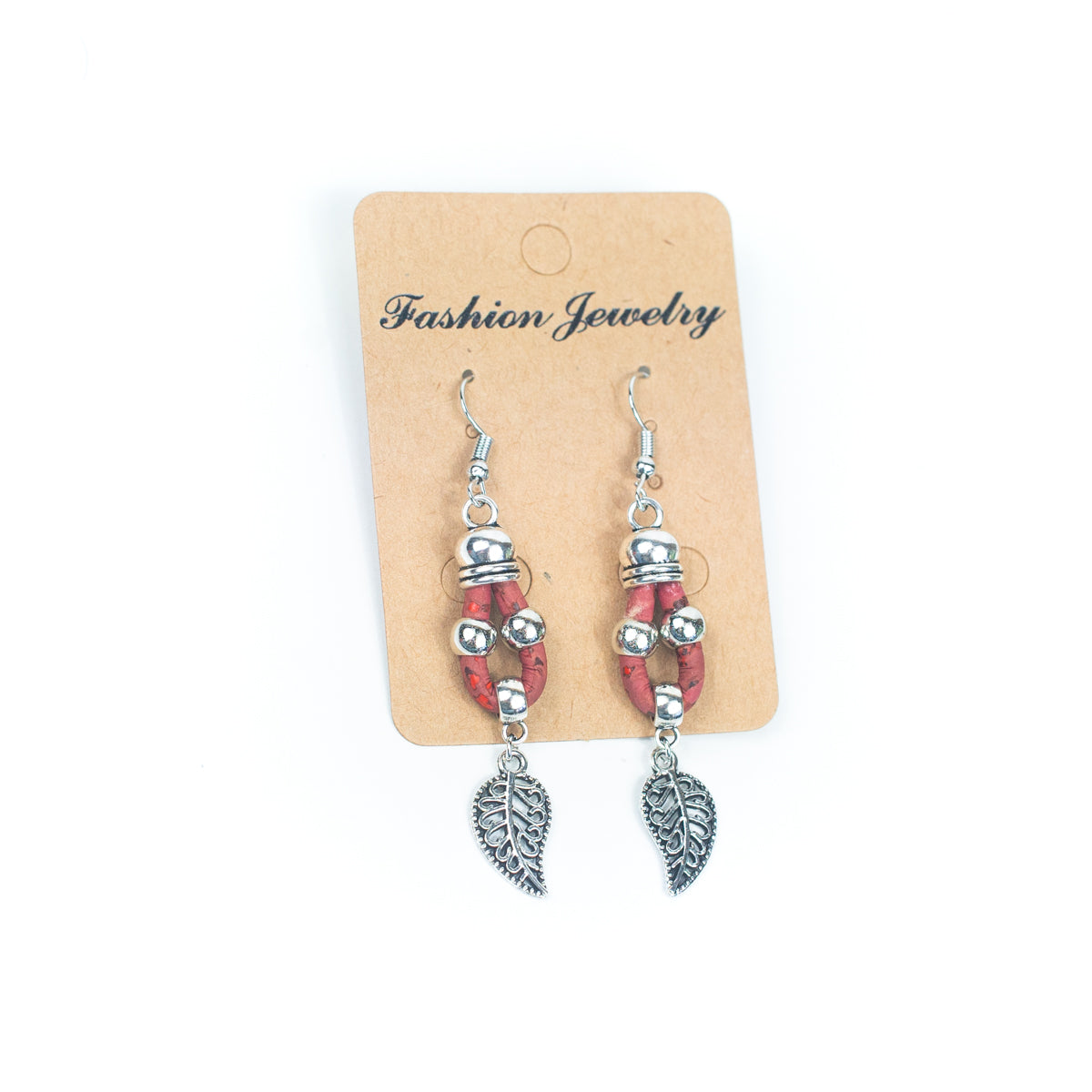 Color cork handmade earrings-ER-163-MIX-5