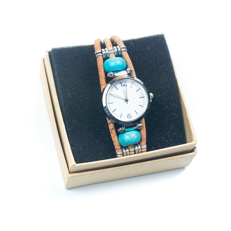 handmade cork watch DIY-012