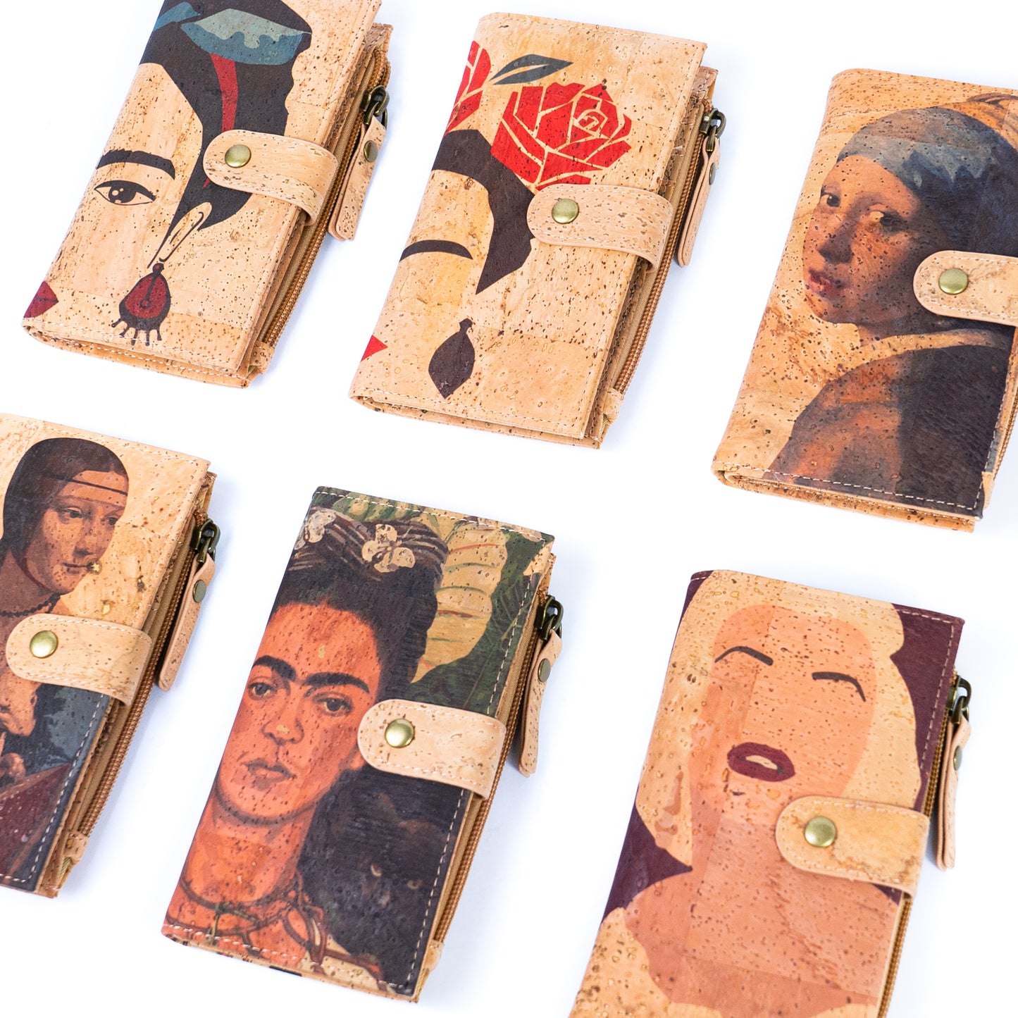 FRIDA KAHLO Cork wallet RFID BAG-2075